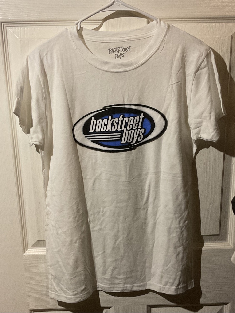 Backstreet Boys White Graphic Logo Tee